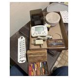 Thermometer, Vibtage pastel chalk, bell south