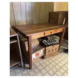 Wood Library Table 40ï¿½x25ï¿½x30ï¿½
