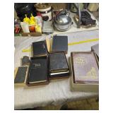 Lot of vintage bibles