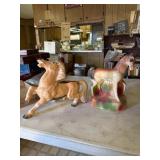 Horse planter and other