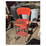Vintage kitchen step stool