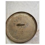 12 Cast Iron Lid