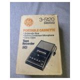In original box GE Portable Cassette Tape