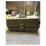 Plastic Tool box and contents