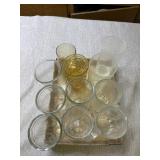 Mixed lot of vintage glasses