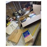 Lot cleanup. Lunchbags, cutting board and more