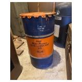 Vintage Gulf Gear Lube can with lid 16 gallon