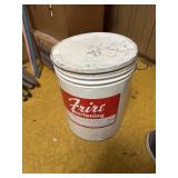 Denim scrapes in Frire shortening Tin