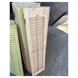 11. 35ï¿½x9ï¿½ wood shutters