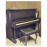Hobart M Cable Piano and bench  bring help to