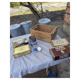 Wood crate Galpack Fruit, cigar boxes and more