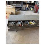 34ï¿½x12ï¿½x14ï¿½ parts cabinet and all contents