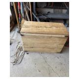 Wood box with lid  22ï¿½x11ï¿½x15ï¿½