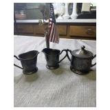 International Silver co sugar, 2 victor s.co.