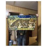 Vintage Cheetah Tapestry 38ï¿½x19ï¿½