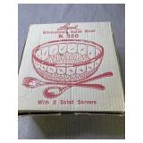 Vintage Leonard Silverplated Salad Bowl and