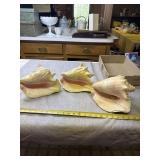 3 large Sea shells