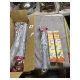 New Old stock flash lights 6 gray and 2 safety