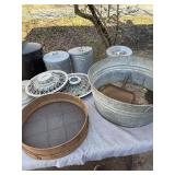 24ï¿½Wash tube, screener, and hub caps