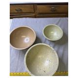 3 Texas Ware bowls