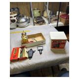 Power horn, oil,  door knocker, incense and more