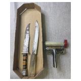 Auto Skinner and 2 knives