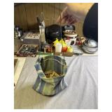 Vintage clothes pins and bag