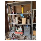 Shelf and all contents : trailer lights, file