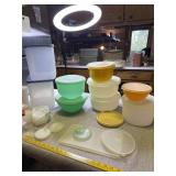 Lot of Tupperware and extra lids
