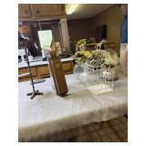 Mini plant stand, match holder bird cage and more