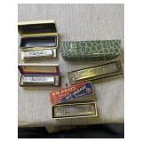 4 Vintage Harmonica