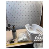 CO2 bottle with Gauges, ceramic Rascking Rings