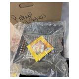 Bbq store fry pan for grill, 2 wall shelves,