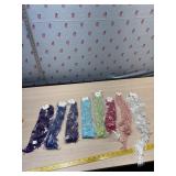 Large tote full of beaded scarf necklaces type