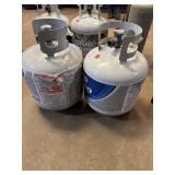2 Empty Propane Bottles