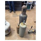 3 Acetylene bottles