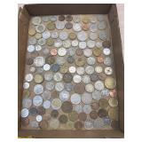 Foreign Coins and pennies