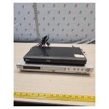 DVD and blue ray player powers on