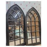 2- wall mirrors