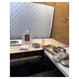 New Twin XL sheets, picture frames. Bird book and