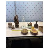 Arnels Squirrel, wood carving, Decanter made in