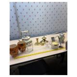 Tea kettle, candle holders and more