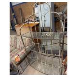 70ï¿½ x14ï¿½x42ï¿½ brass and glass shelf