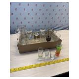 Southern Comfort glasses, shot glasses and more