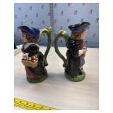 Fitz and Floyd 1993 Pilgram Pitchers