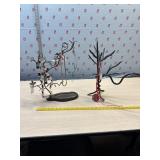 2 Jewelry Trees and Jewelry