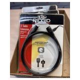 5- Mew 3ï¿½ cable Extensions Ridgid