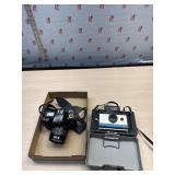 Canon EOS Rebel S Camera and Vintage Polaroid