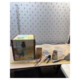 Storage box with kitchen items