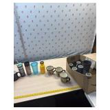 Set of 8 matching coffee mugs, 3 cowboy boots